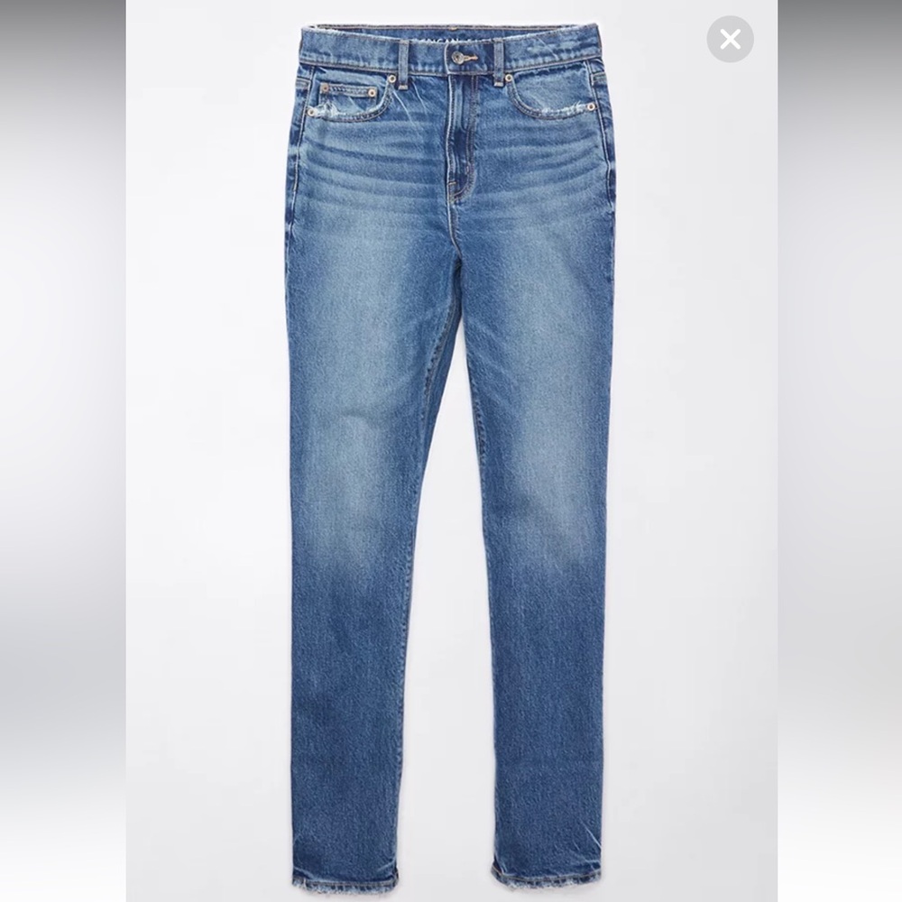 American eagle straight mom jean